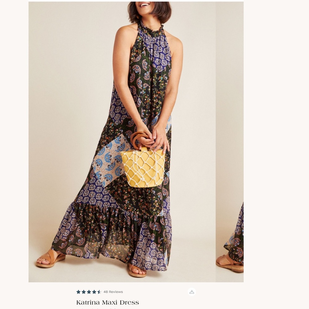 Anthropologie Maeve Katrina Maxi Dress